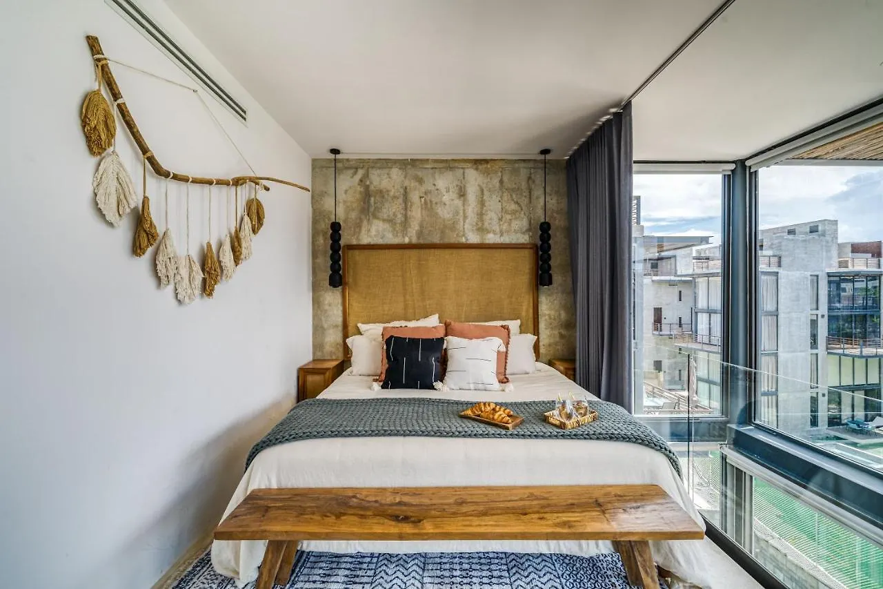 Divine 1Br Ph Tulum W Private Pool, Cenote, Gym Apartment